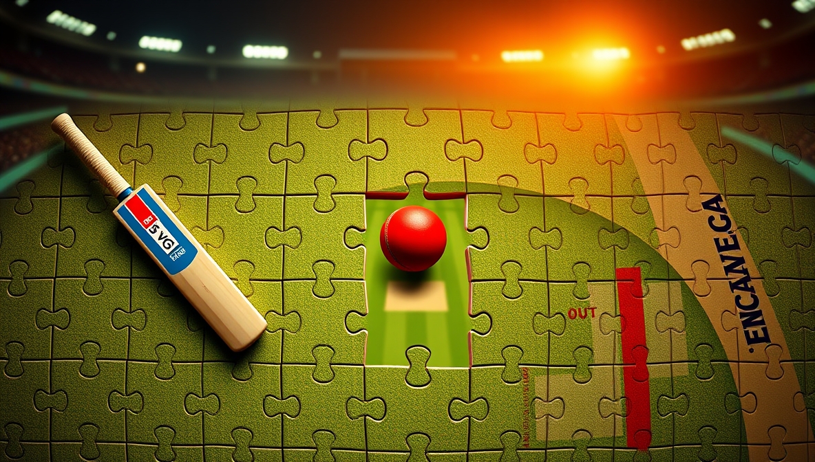 Australia vs England Cricket Jigsaw Concept