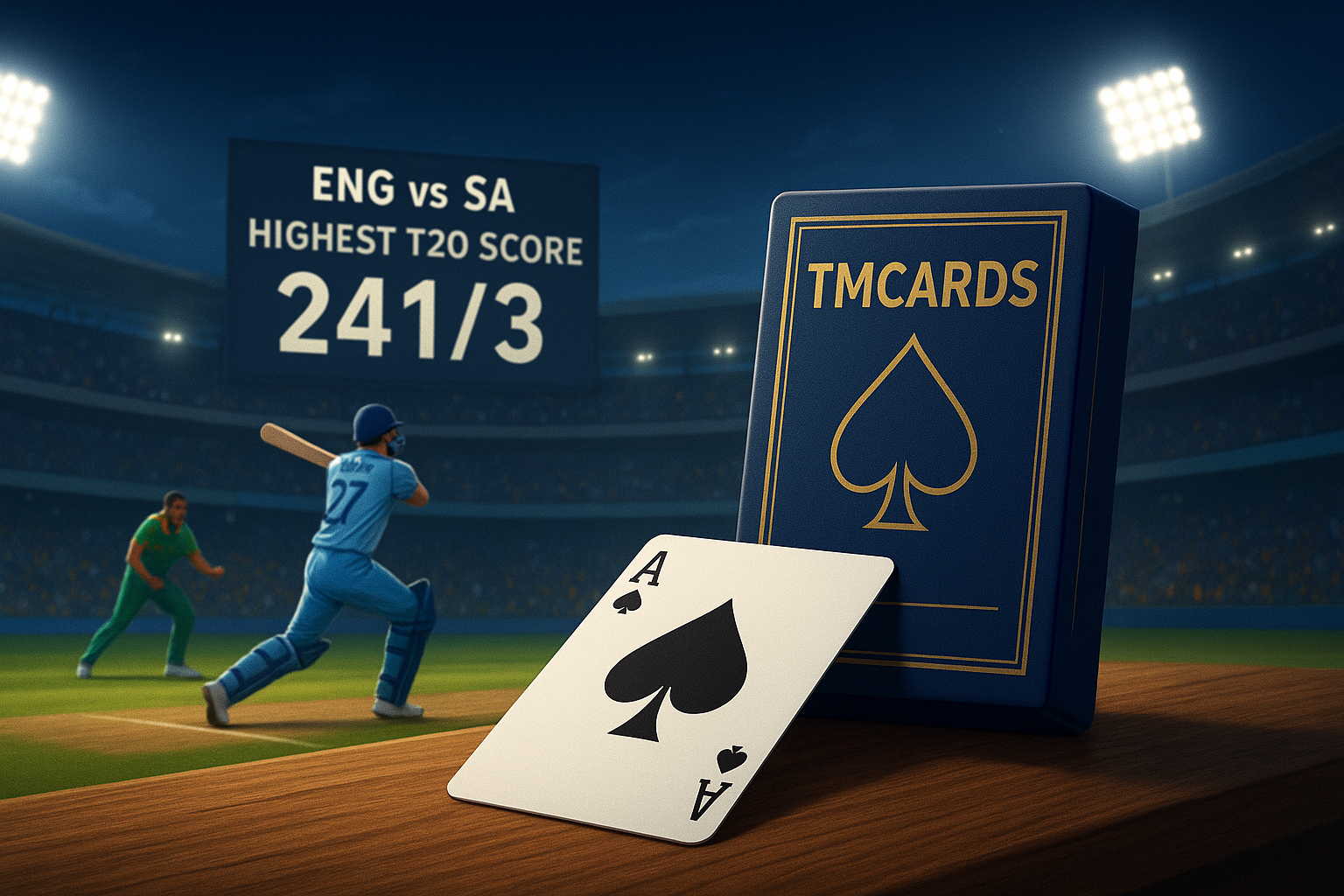 England vs South Africa Highest T20 Score Story - TMCARDS Playing Cards
