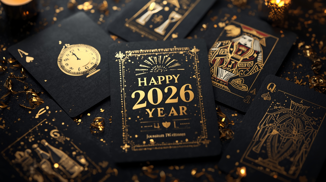 Custom New Year Playing Cards by TMCARDS