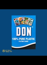 Don plastic playing cards