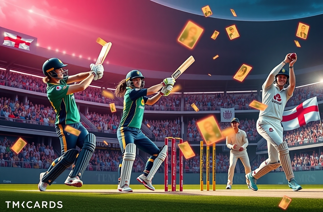 SA-W vs ENG-W Asia Cup 2025 - TMCARDS Cricket Playing Cards Craze
