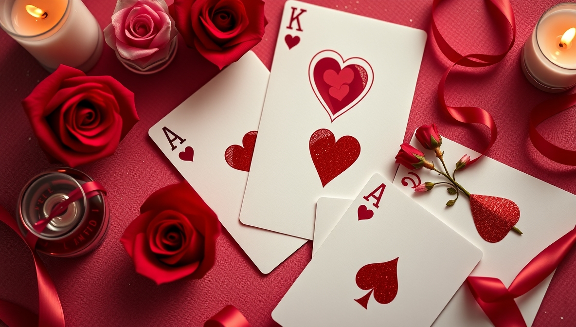 Custom Romantic Deck of Cards Design